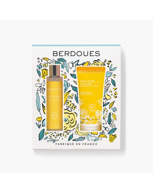 Coffret Monoï & Tiaré 30ml + lait corps - 100ml