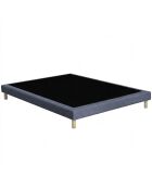 Callisto schuimmatrasset met hoge veerkracht, H29 cm, traagschuim welkom, kasjmierblauwe boxspringbekleding - 140x200 cm