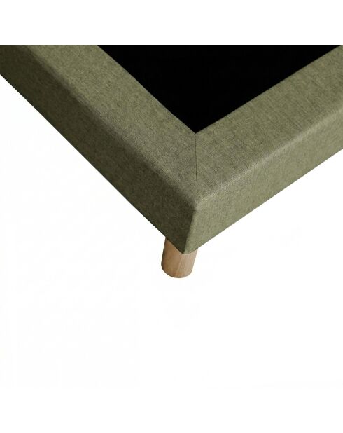 Callisto schuimmatrasset met hoge veerkracht, H29 cm, traagschuim welkom, kasjmiergroene boxspringbekleding - 140x200 cm