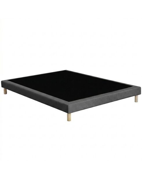 Callisto Matratzenset aus hochelastischem Schaumstoff, H29 cm, Memory Foam Welcome, dunkelgraue Kaschmir-/Boxspringpolsterung — 140 x 190 cm