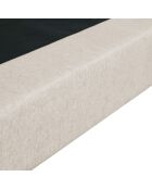 Matrasset met traagschuimvering Helios, kasjmiervulling, H31 cm, beige boxspring - 160x200 cm