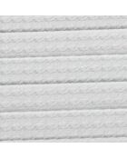 Ensemble matelas ressorts Pulsar mémoire de forme, garnissage cachemire, H27 cm, sommiers blanc pieds de poule - 180x200 cm