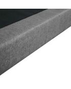 Hecate 2-Taschen-Federkernmatratzenset H26 cm, hellgraues Boxspringbett - 160x200 cm
