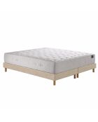 Callisto Matratzenset aus hochelastischem Schaumstoff, H29 cm, Memory Foam Welcome, beigefarbene Kaschmir-/Boxspringpolsterung, 160 x 200 cm