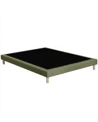Callisto schuimmatrasset met hoge veerkracht, H29 cm, traagschuim welkom, kasjmiergroene boxspringbekleding - 140x190 cm