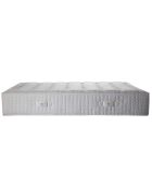 Ensemble matelas mousse haute résilience Callisto H29 cm accueil mémoire de forme, garnissage cachemiresommier blanc pieds de poule - 140x190 cm