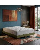 Artemis 2 pocketveringmatrasset met traagschuim, kasjmiervulling, H26 cm, groene boxspring - 160x200 cm