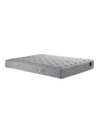 Ensemble matelas ressorts ensachés Hecate 2 H26 cm, sommiers blanc pieds de poule - 140x200 cm