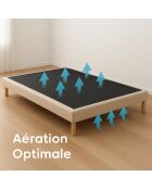 Hecate matrasset met 2 pocketvering H26 cm, beige boxspring - 140x200 cm