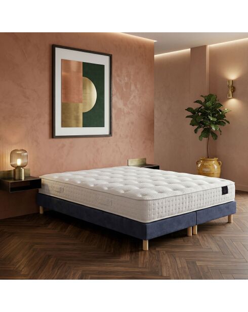 Hecate Federkernmatratzen-Set mit 2 Taschen, H26 cm, blau, Boxspringbett, 160 x 200 cm