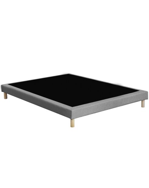 Matrasset met traagschuimvering Helios, kasjmiervulling, H31 cm, lichtgrijze boxspring - 140x200 cm