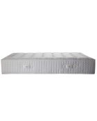 Ensemble matelas mousse haute résilience Callisto H29 cm accueil mémoire de forme, garnissage cachemiresommier blanc pieds de poule - 140x200 cm