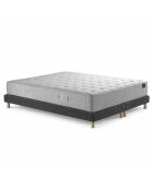 Hecate 2-Taschen-Federkernmatratzenset H26 cm, dunkelgraues Boxspringbett - 160x200 cm