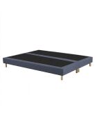 Base imbottita con doghe fisse, letto rigido, supporto ottimale, blu - 160x200 cm