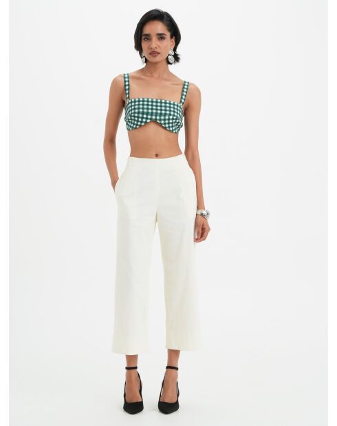 Pantalon en coton Perrine beurre