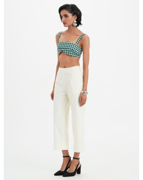 Pantalon en coton Perrine beurre