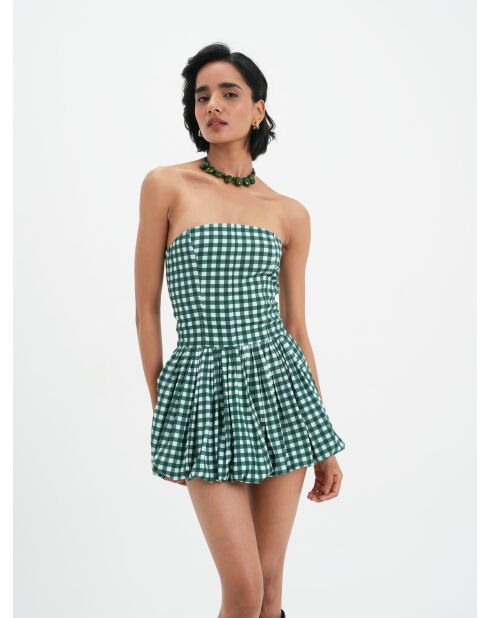 Robe  en coton Capucine vichy pin