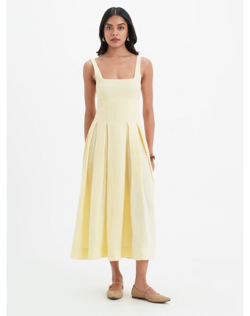 Leinenkleid Celeste Butter