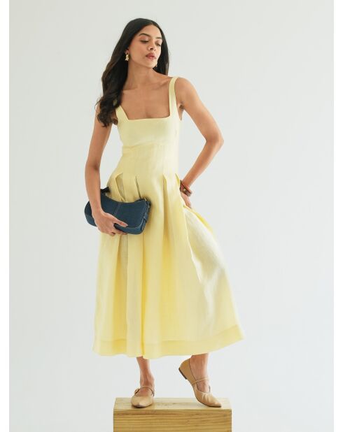 Leinenkleid Celeste Butter
