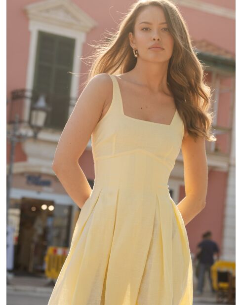 Leinenkleid Celeste Butter