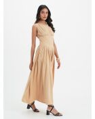Vestido Nora beige