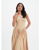 Vestido Nora beige