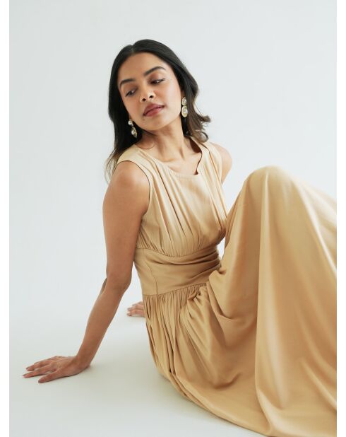 Vestido Nora beige