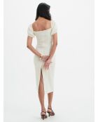 Baumwollkleid Anais in Butter