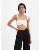 Brassière en coton Celine beurre