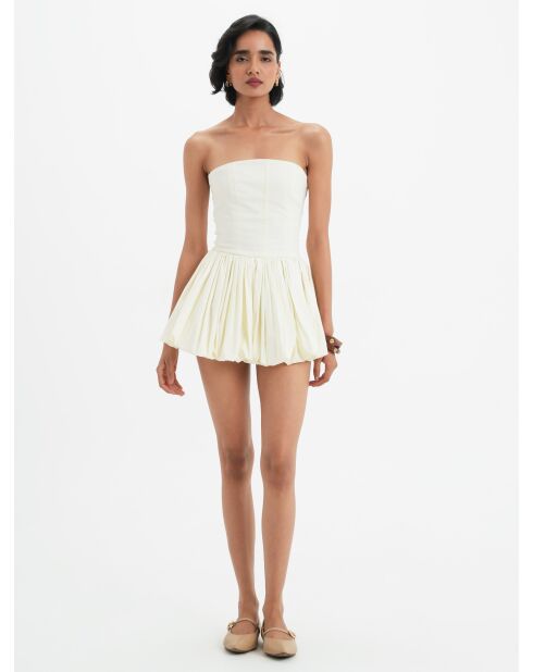 Baumwollkleid Capucine in Butter