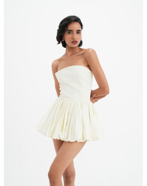 Baumwollkleid Capucine in Butter
