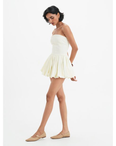 Baumwollkleid Capucine in Butter