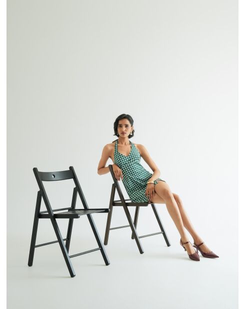 Robe  en coton Daphne vichy pin