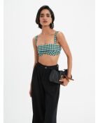 Brassière en coton Celine vichy pin