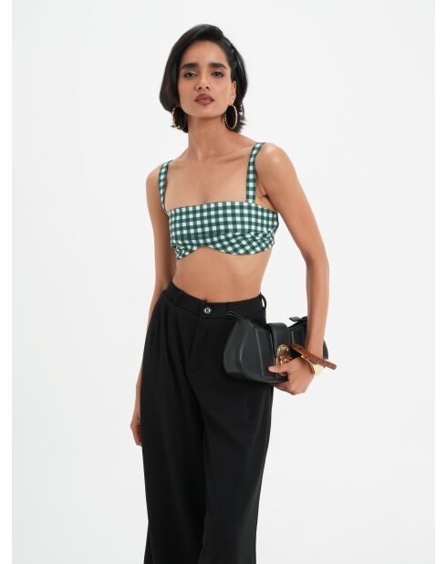Brassière en coton Celine vichy pin