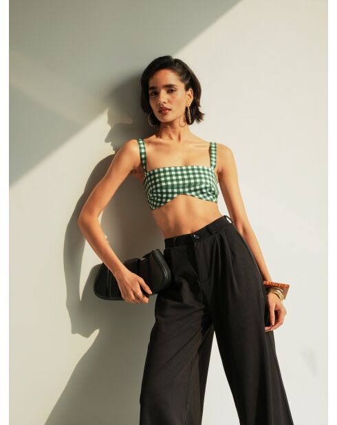 Brassière en coton Celine vichy pin
