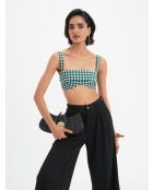 Brassière en coton Celine vichy pin