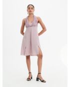 Rosafarbenes Leinenkleid Noeme