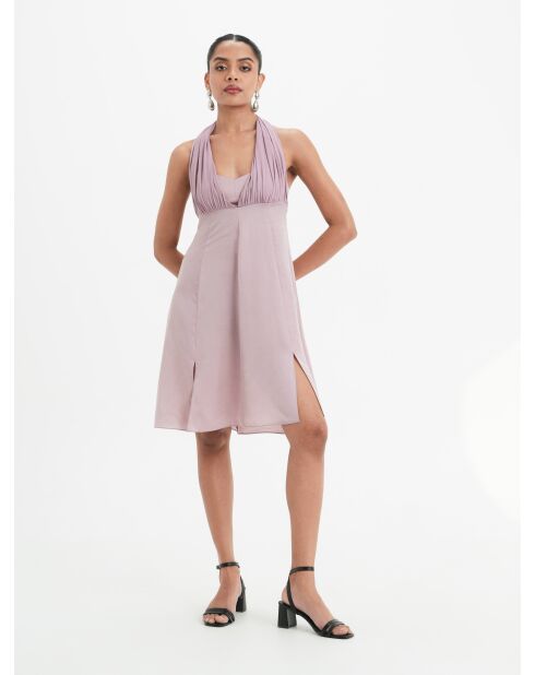 Noeme roze linnen jurk