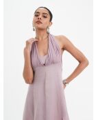 Rosafarbenes Leinenkleid Noeme