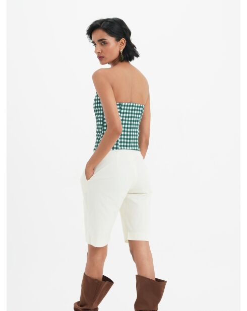 Top en coton Adele vichy pin