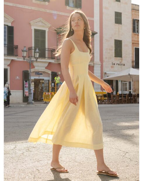 Leinenkleid Celeste Butter