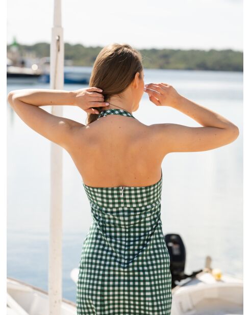Robe  en coton Daphne vichy pin
