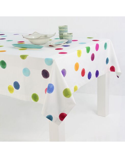 Nappe Confettis coton multicolore