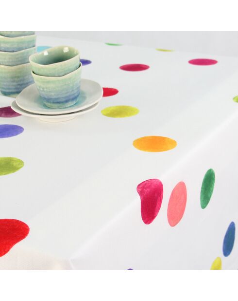 Nappe Confettis coton multicolore