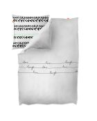 Housse de couette Live blanche