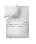 Housse de couette Live blanche