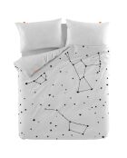 Housse de couette Constellation blanche