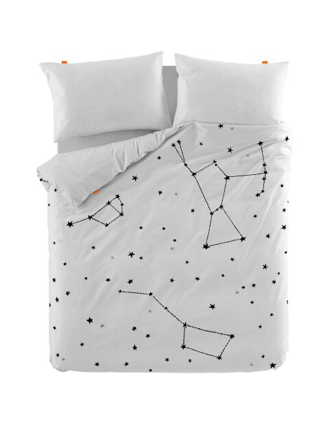 Housse de couette Constellation blanche