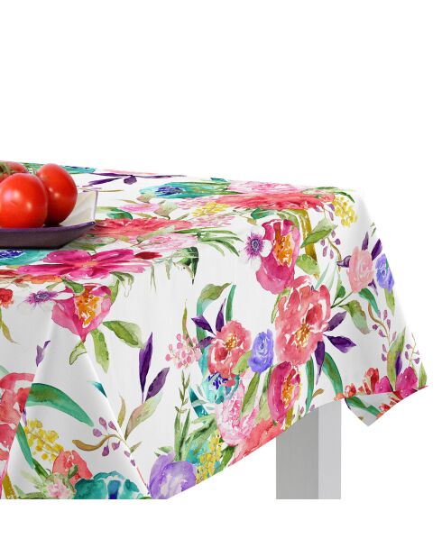 Mantel multicolor Pink Bloom